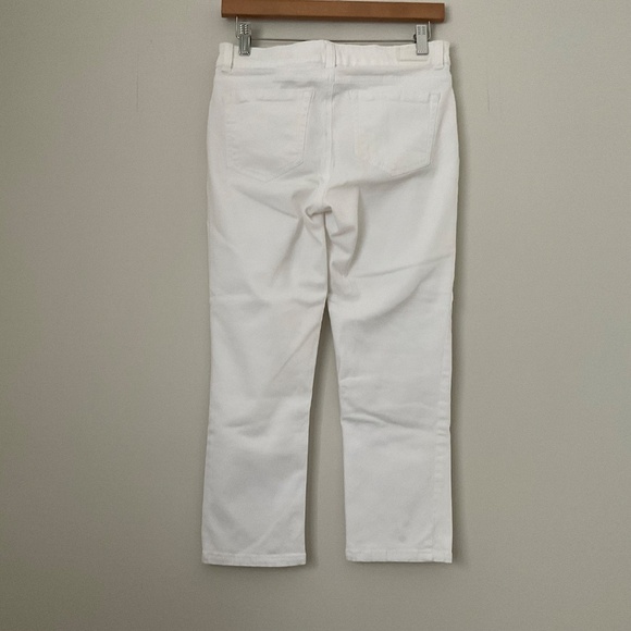Jones NY Lexington Capri Pants Sz 2 White Slimming Classic Stretch Comfort Chic - Picture 2 of 8